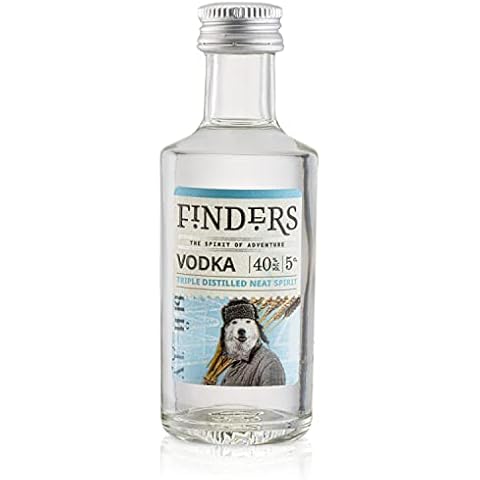 Finders Triple Distilled Vodka 5cl Bottle, 40% ABV | Finest Grain Distilled Vodka Cover