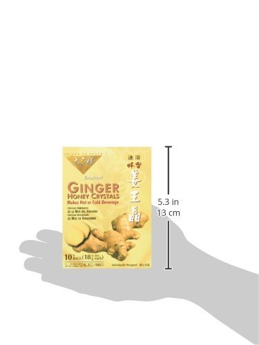 Miniatura 7 de Prince Of Peace Ginger Honey Instant Crystal Tea - 10 bolsas por paquete - 6 paquetes por caja