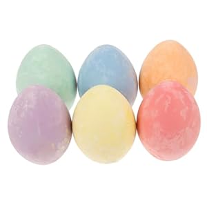 Jojofuny Eierkreide 6 Stück Farbige Zeichenkreide