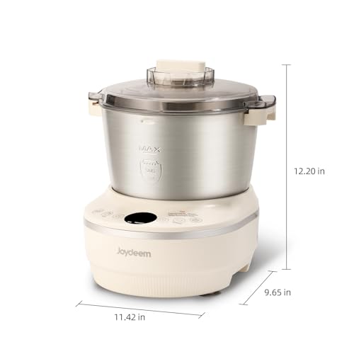 Joydeem Electric Dough Maker with Ferment Function, 5.3Qt Dough Mixer Machine, Perfect for Bread Pizza Roti Dumpling Dough & Sourdough, HMJ-A501 by JOYDEEM - Image 8