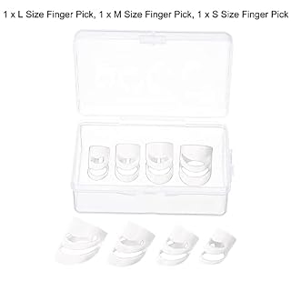 sourcing map Guitare Doigt Médiators XL L M S Dimension Blanc avec Rangement Boîte pour Guitare Basse Ukulélé Paquet de… - Les Beatles, Paul McCartney, John Lennon, RIngo Starr, George Harrison sourcing map Guitare Doigt Médiators XL L M S Dimension Blanc avec Rangement Boîte pour Guitare Basse Ukulélé Paquet de… – Image 3