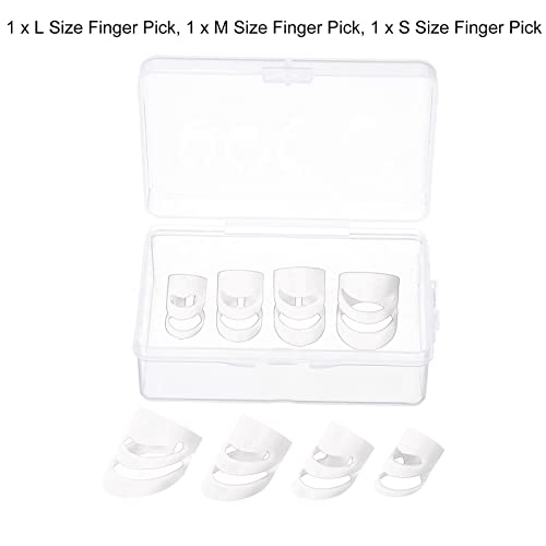 sourcing map Guitare Doigt Médiators XL L M S Dimension Blanc avec Rangement Boîte pour Guitare Basse Ukulélé Paquet de… - Les Beatles, Paul McCartney, John Lennon, RIngo Starr, George Harrison sourcing map Guitare Doigt Médiators XL L M S Dimension Blanc avec Rangement Boîte pour Guitare Basse Ukulélé Paquet de… – Image 4