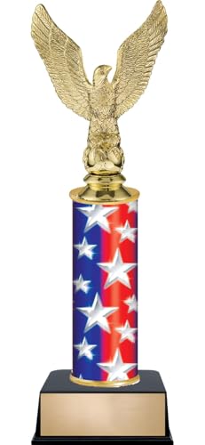 Crown Awards Customizable 11" Eagle Pennant Star Trophy Award, Engrave Now