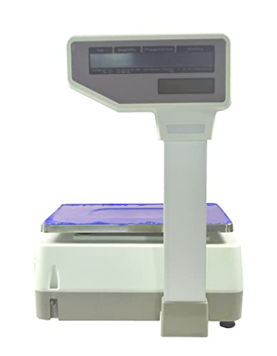 Báscula digital comercial 30kg/66lb con impresora térmica miniatura 2