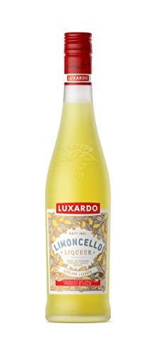 Luxardo Limoncello Liqueur, Premium Italian Artisanal Lemon Liqueur Made to Traditional Family Recipe using Real Lemons, Natural, Refreshing & Vegan Friendly, 70cl Bottle