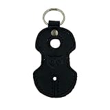 Leather Key Chain & Headphone Wrap Handmade by Hide & Drink :: Black