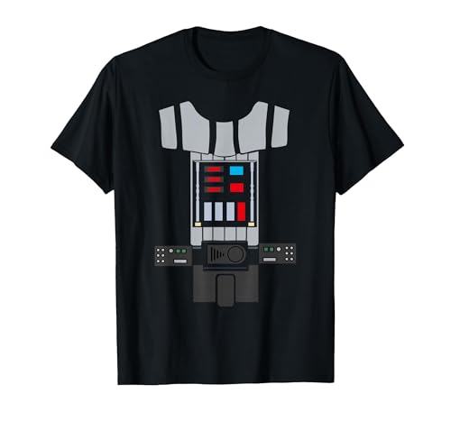 Déguisement Star Wars Dark Vador : t-shirt noir imprimé costume Halloween