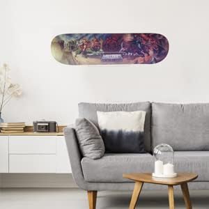 Miniatura 7 de BiJun Soporte de exhibición de montaje en pared para monopatín, soporte de pared para montaje en pared, pantalla transparente y almacenamiento