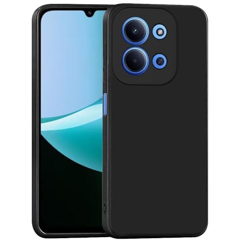 Image of Back Cover Compatible with Mi Redmi 15C 5G / Poco C85 5G | Full Camera Protection | Premium Liquid Silicon Case | Flexible Bumper Case for Mi Redmi 15C 5G / Poco C85 5G (Black)