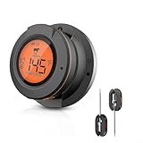 HomeVortex Smartes Grillthermometer mit Sonden, 29,9–59,7 m kabellose...