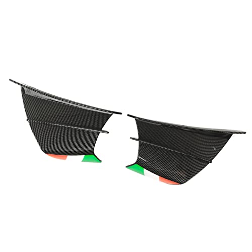 Aileron latéral de moto style carbone brillant 2 pièces résistant aux UV