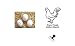 Personalized Rubber Egg Stamp - 12mm impression size (HEN)