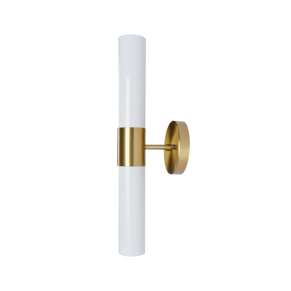 JKJZSALJ Modern Brass Wall Sconce - 2 Light Led