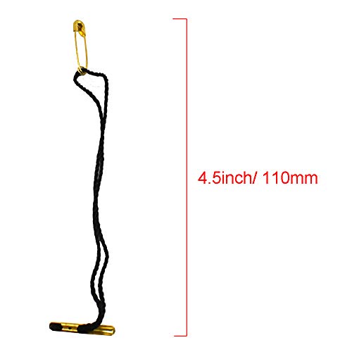 4.5" 500Pcs Hang Tag Fasteners Polyester Strings Safety Pin and Barb Easy and Fast to Attach - Thumbnail 2