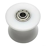 Jotekonoby Fitnessgerät-Zubehör, Kugellager-Riemenscheibe, 608ZZ, für Ruder- oder Bauchmaschine, leichtgängiges flexibles Gleiten auf 40 x 20 mm elliptischem Rohr