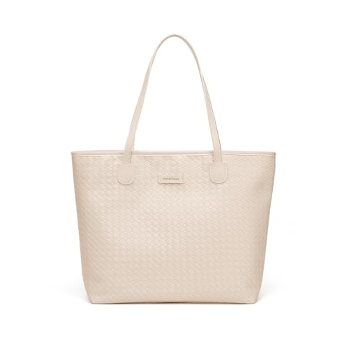 Bolso Tote de cuero para mujer con cremallera miniatura 1
