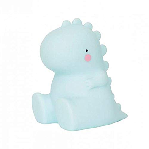 Lámpara de noche LED dinosaurio de silicona para bebé