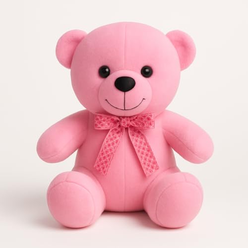 Image of Cute Plush Toy for Kids | | Soft Toys | Birthday Gift for Girls /Wife, Boyfriend /Husband, Soft Toys for Girls, Baby Toy (Random Color) Pack of 1 (Teddy Bear Soft Toy (Random))