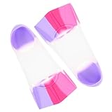 Milisten 1 Pair Silicone Open Heel Flippers for Training Snorkeling Blades Comfortable Fit for Youth Beginners for Swimming Practice Recreation