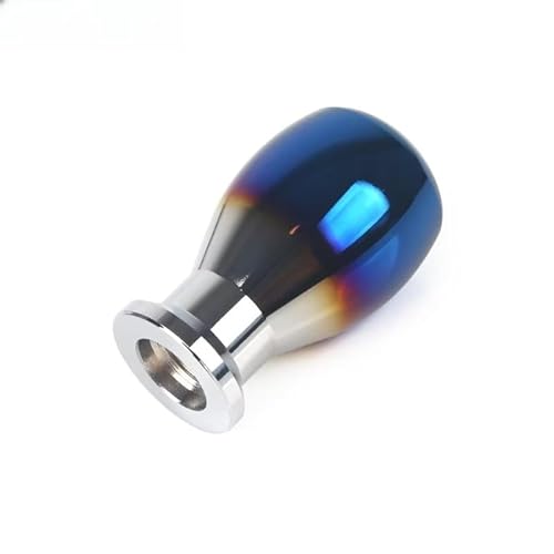 Trgdfdaa One Color Spare Parts Car Gear Shift Knob Metal Round Oval Manual Shifter Lever Stick Handle Interior Modification Accessories Universal