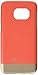 Galaxy S7 Case, Vena [iSlide][Two-Tone] Dock-Friendly Slim Fit Hard Case Cover for Samsung Galaxy S7 (Coral Red/Champagne Gold)