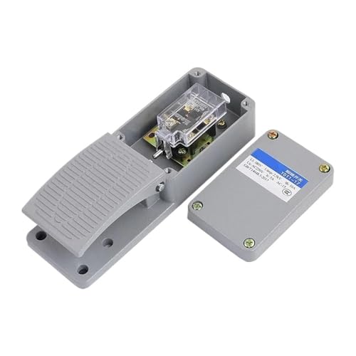 Interrupteur à pédale YDT1-17 en aluminium robuste avec puce KH9011 et contact en argent