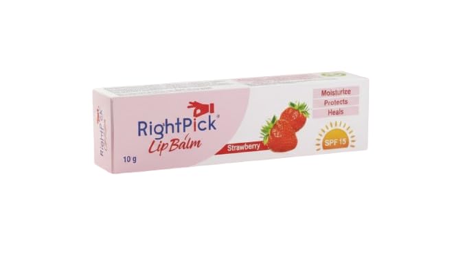 Strawberry Lip Balm with SPF 15 - Moisturize & Heal || 10g-image-34