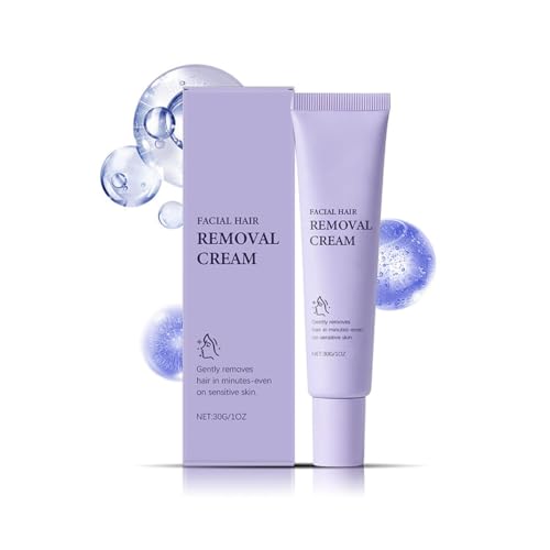 Crema Depilatoria Facial Suave e Indolora para Mujeres, Crema Depilatoria Facial Efectiva, Rápida e Indolora para Piel Sensible (1PCS)