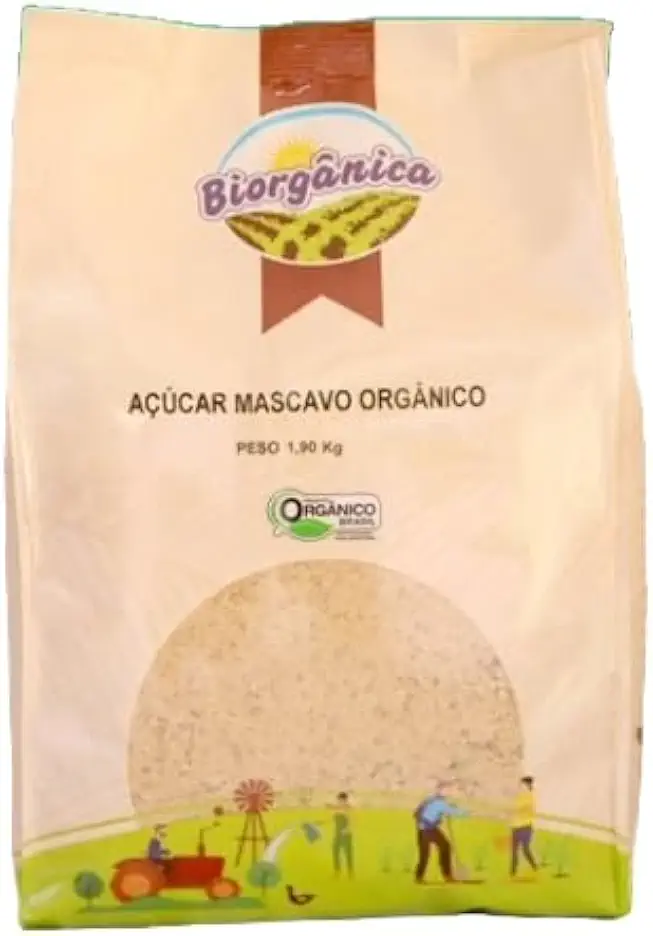 Açúcar Mascavo Orgânico Biorgânica 1,9kg
