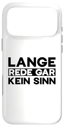 Lange Rede Gar Kein Sinn �h�C�c�� �ʔ��� ���� �X�}�z�P�[�X iPhone 17 Pro Max �p