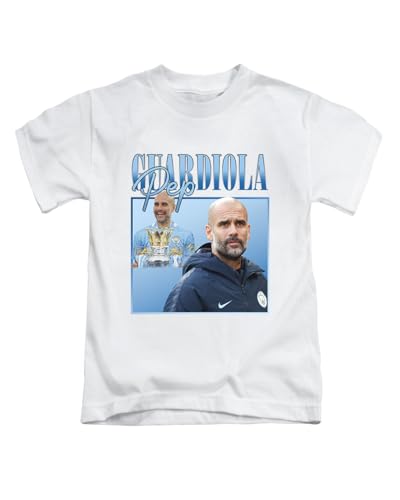 Image of Pep Guardiola Iconic icon Meme Footy Football Tee T-Shirt Funny Unisex T Shirt Top White
