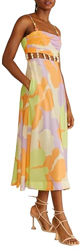 AMUR Women's Georgie Beaded Waist Midi3