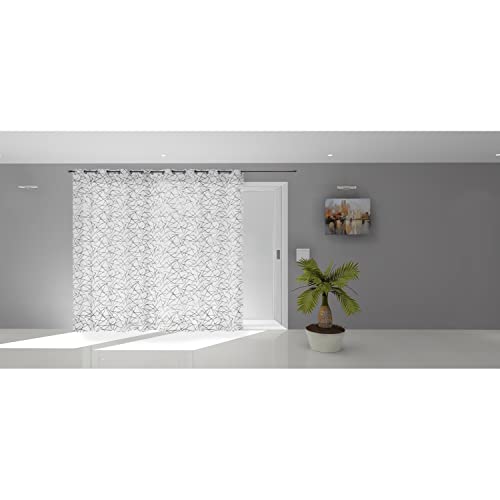 Soleil d'ocre Luc Veil Very Glazed Polyester, White, 280 x 250 cm, W 98.4" x L 110.2" (1 Panels)