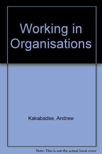 Working in Organisations für 25,58 EUR bei Amazon Bild: Working in Organisations für 25,58 EUR bei Amazon