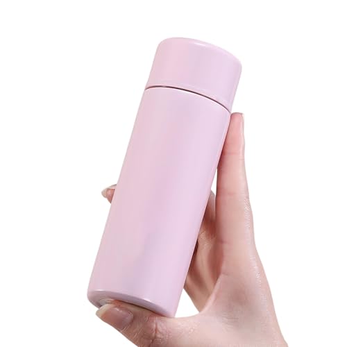 Small Water Bottle 4.4 Fl. Oz Mini Thermos Bottle Portable Water Bottles Cute Vacuum Insulated Leak Proof Water Flask Keeps Drink Cold and Hot for Women Coffee Tea Bag Bottles