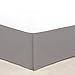 Sweet Home Collection 1500 Series Egyptian Quality Deep Pocket Bed Skirt/Dust Ruffle, King, Gray