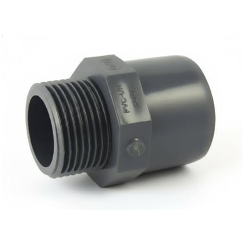 Ezfitt - Adaptateur Male/Femelle ou Male en PVC Mixte à Visser et à Coller - Ø A: 32mm | Ø B: 40mm | Ø C: 1''