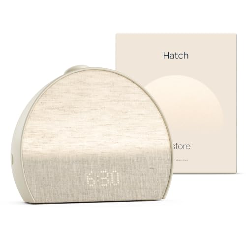 Hatch Restore 3 Sunrise Alarm Clock & Sound Machine Smart Light Cocoa | White noise machine & sunrise alarm light 80 sleep sounds screen-free bedtime routine with meditations via Hatch Sleep  product thumbnail 10