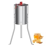 GarveeLife Manuelle Honigschleuder 4/8 Rahmen, Edelstahl Wabenspinner mit...