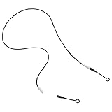 DOITOOL Magnetisches Ohrstöpselband aus Silikon mit Magnetverschluss Schwarzes Anti Verlust Kabel für Sicheren Halt Kompatibel mit Meisten Ohrstöpseln zum Schlafen und Gehörschutz