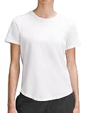 Lulucheri Women's Workout T-Shirt Short Sleeve Lightweight Crew Neck Shirts Yoga Running Exercise At