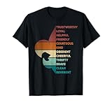 Cool Retro Vintage Style Scouting Law T-Shirt