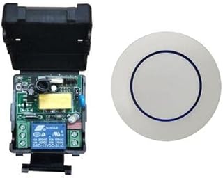 AC 220 V 1 CH Universal Wireless Relay Remote Control Switch Lighting Button Transmitter Wall Controller 433mhz 315mhz - (Color: Blue, Voltage: 220V, Size: 315mhz)