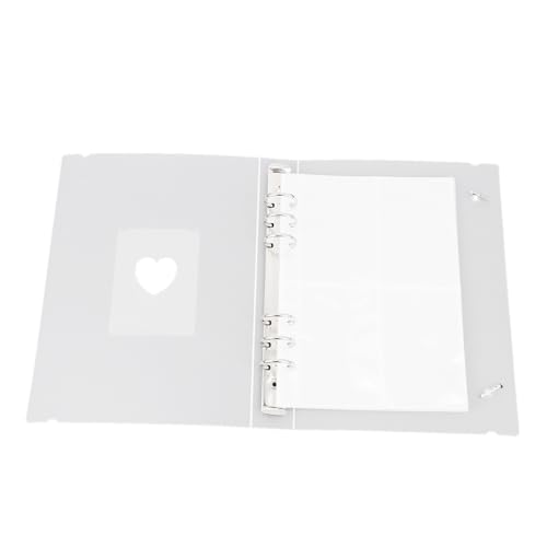 Uonlytech Álbum de Fotos Portátil A5 Funda Esmerilada 3 Pulgadas para Fotos Instantáneas 4 Compartimentos Libro Ilustrado Multifunción para Tarjetas y Recuerdos