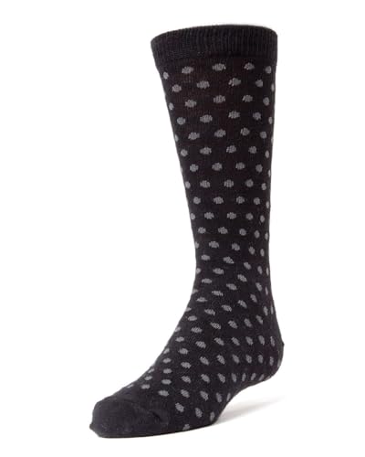 MeMoi Polka Dot Cotton Blend Boys Dress Socks