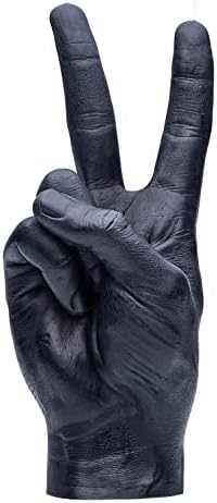 CandleHand Hand Gesture Candle Middle Finger - Big Real Hand Size 22 x 9 x 8 cm - Unusual Birthday, Office, Housewarming Gift (Yellow)