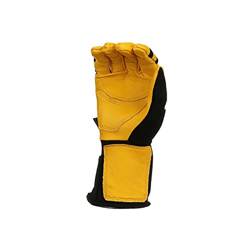 Klein Tools 40084 Work Gloves, Durable Soft Grain Leather Lineman Gloves With Padded Knuckles, Extra Large #TOP6