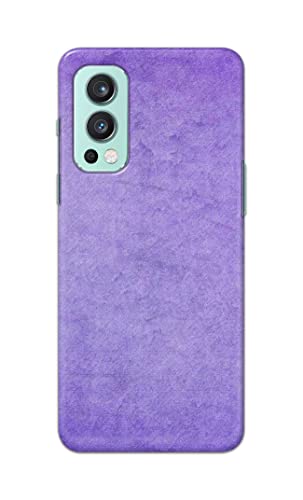 Image of Plain Purple Hard Back Case Cover for OnePlus Nord 2 (5G) Back Cover -(J5) VNS2226