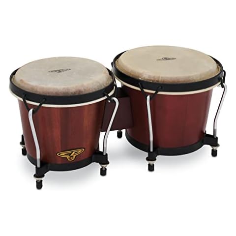 Latin Percussion Traditional Dark Wood Bongos Cover