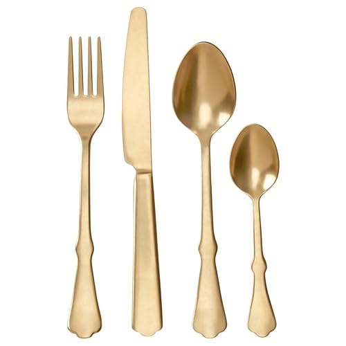 IKEA イケア カトラリー24点セット ゴールドカラー m90623891 NATTKLOT ナットクロート